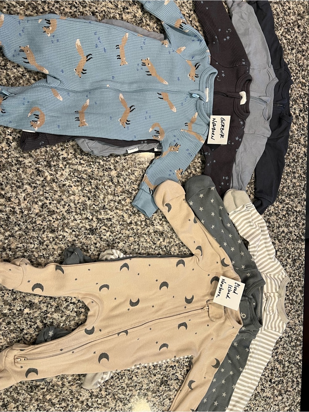 Boys Clothing - Newborn, 0-3 and 3-6 months.